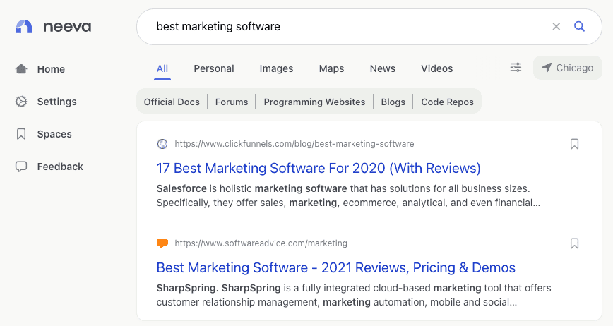 search engine alternatives