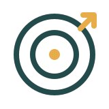 Paid media targeting icon
